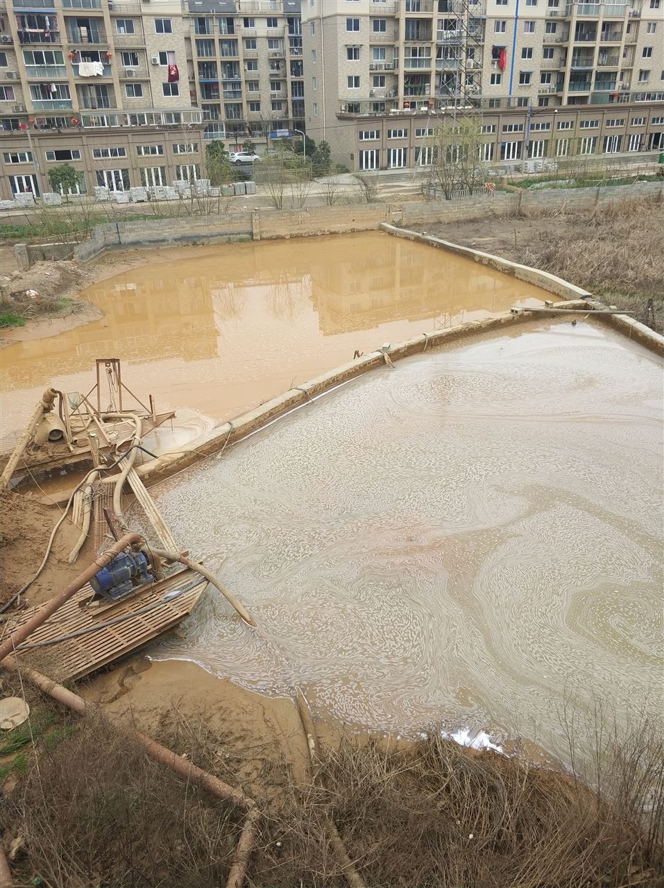 原州沉淀池淤泥清理-厂区废水池淤泥清淤